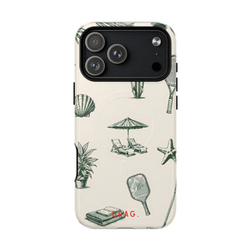 Beach Club MagSafe Tough Phone Case — Magnetic Protective Cover