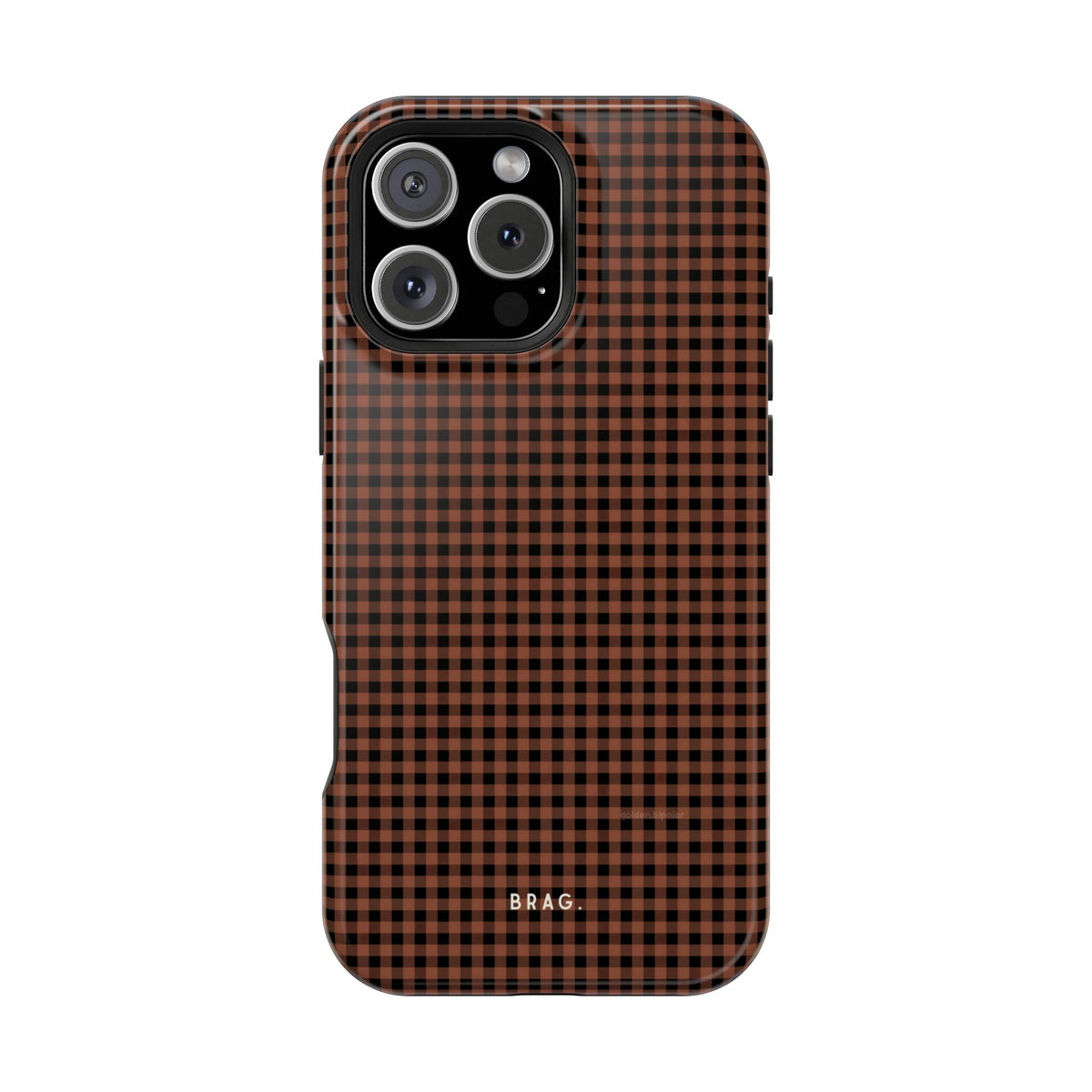 Cafe Check Magnetic Impact-Resistant Phone Case