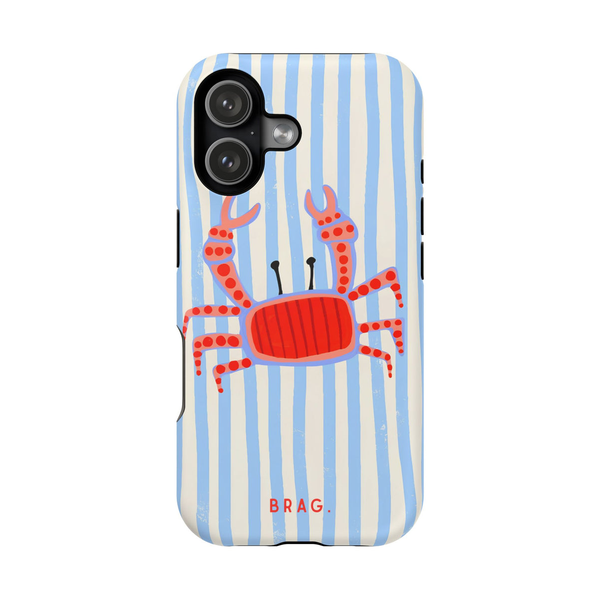 Azure Crab Magnetic Impact-Resistant Phone Case