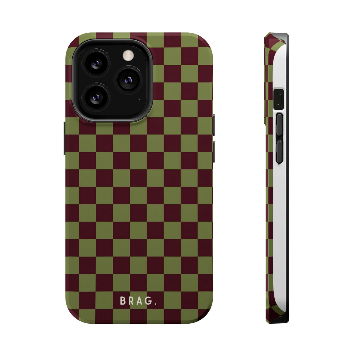 Lucky Check Magnetic Impact-Resistant Phone Case