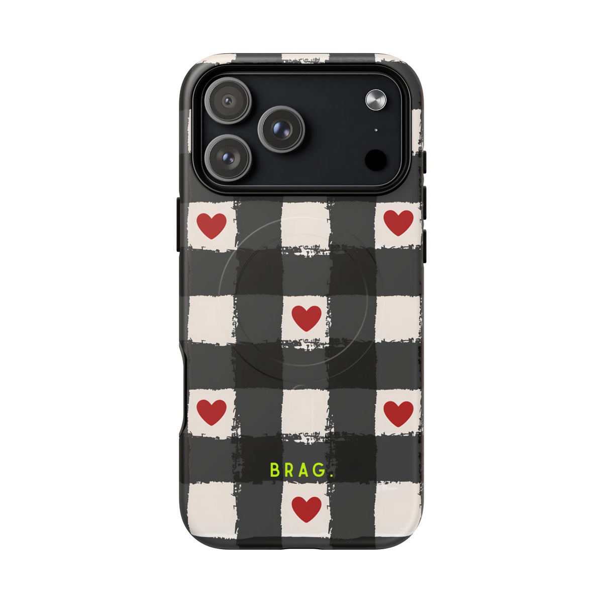 Lucky Heart MagSafe Tough Phone Case — Magnetic Protective Cover