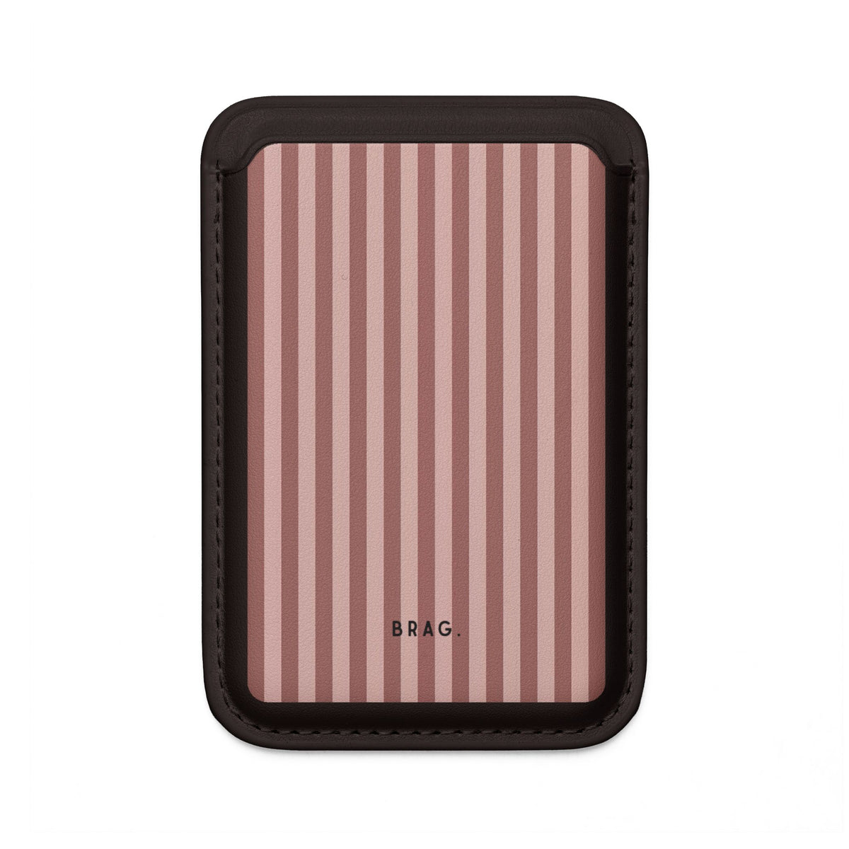Sugar Stripe MagSafe Vegan Wallet — Slim Phone Card Holder