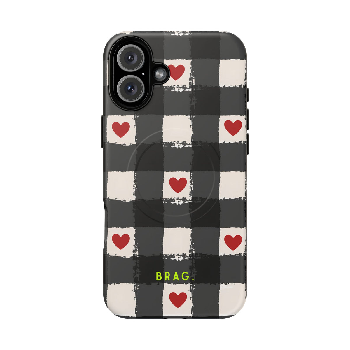 Lucky Heart MagSafe Tough Phone Case — Magnetic Protective Cover