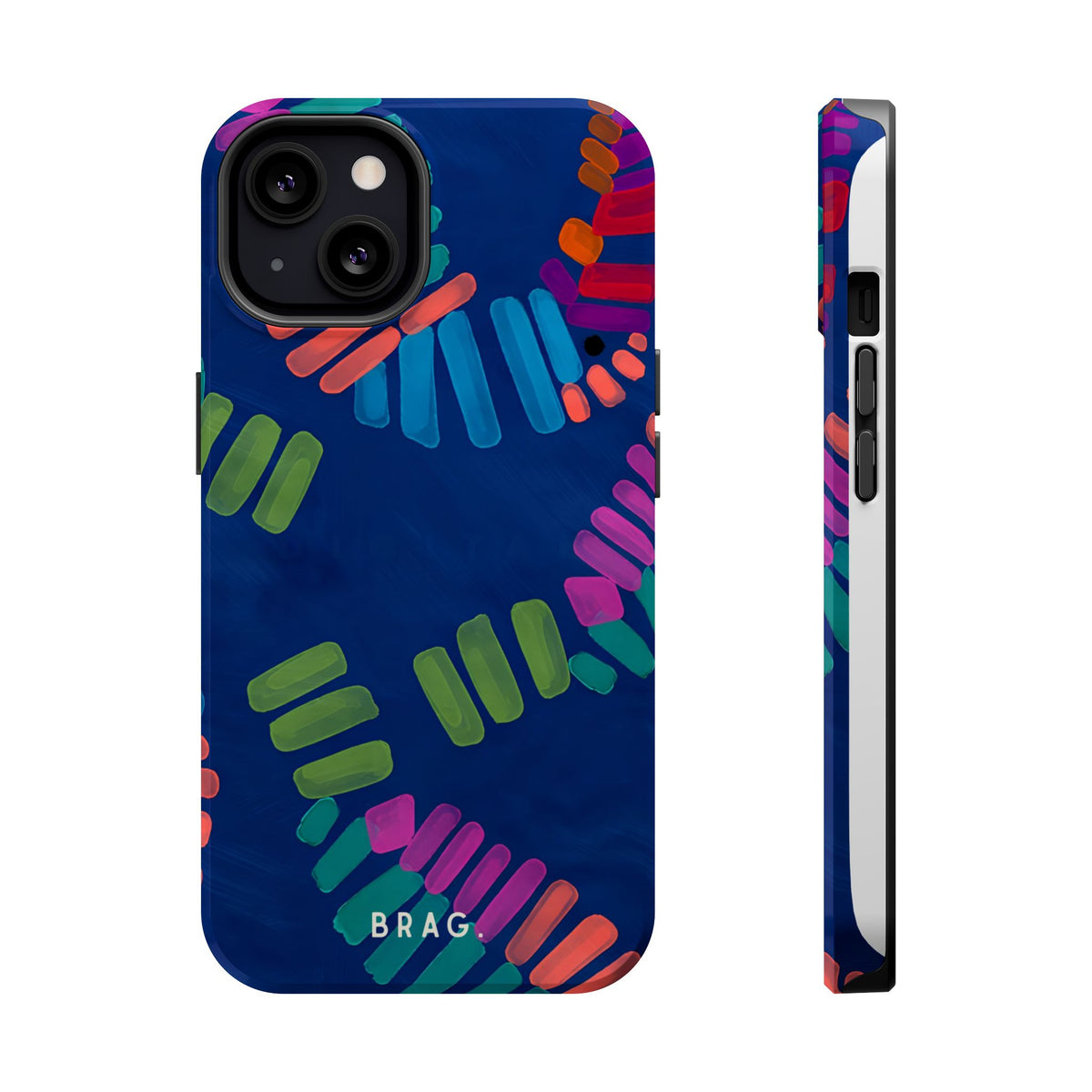 Blue Palm Magnetic Impact-Resistant Phone Case
