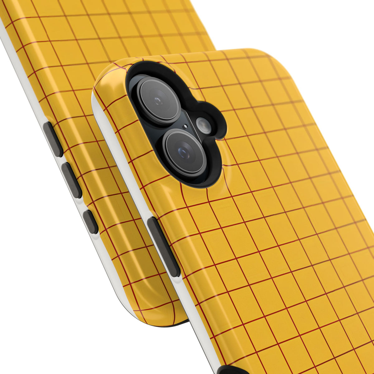 Cheese Grid Magnetic Impact-Resistant Phone Case