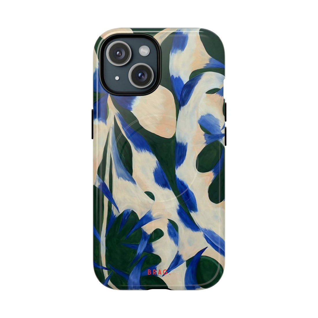 Blue Garden MagSafe Tough Phone Case — Magnetic Protective Cover