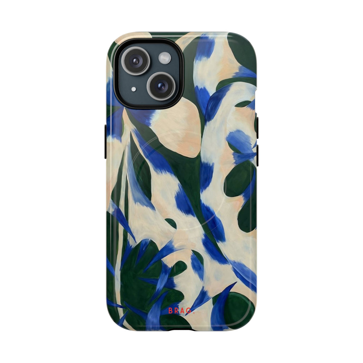 Blue Garden MagSafe Tough Phone Case — Magnetic Protective Cover
