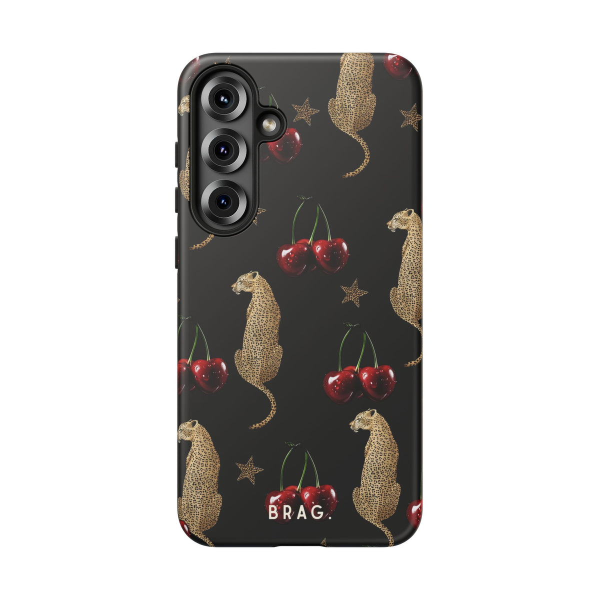 Wild Cherry Tough Phone Case – Shockproof Protective iPhone Cover