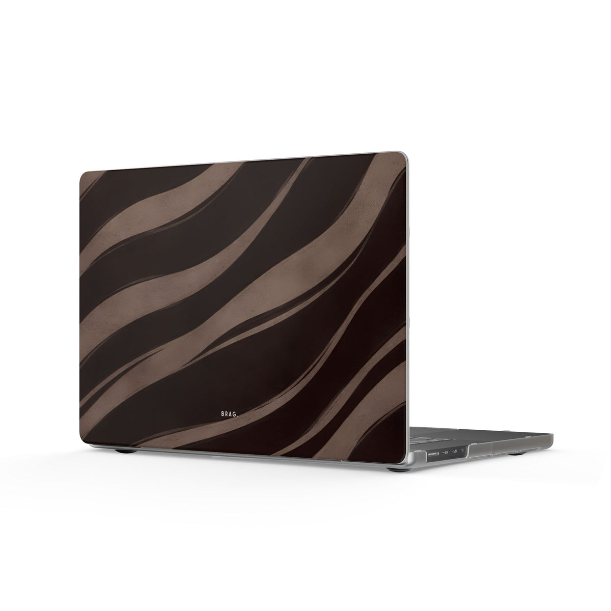 Zebra Wave Matte MacBook Case — Slim Protective Laptop Cover