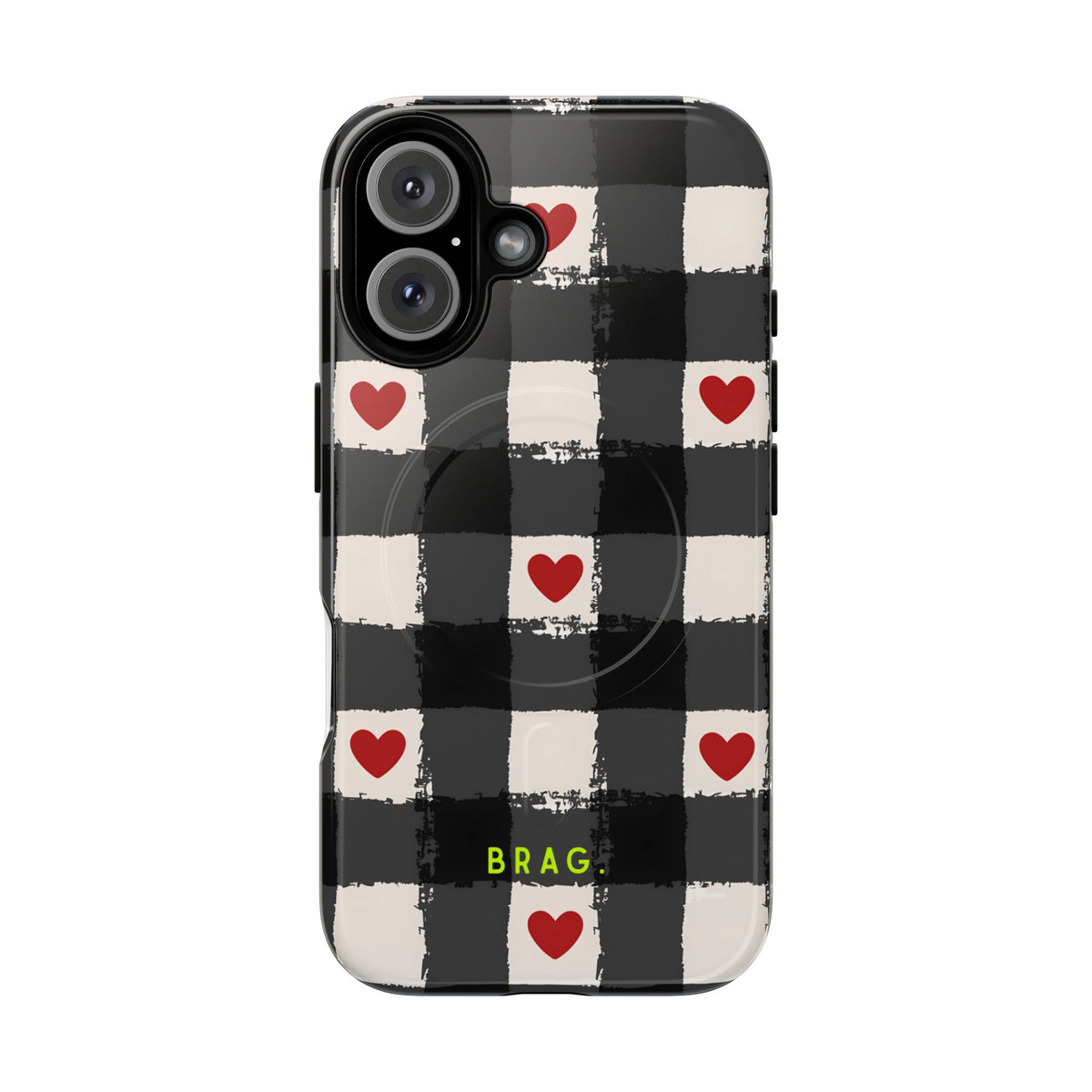 Lucky Heart MagSafe Tough Phone Case — Magnetic Protective Cover