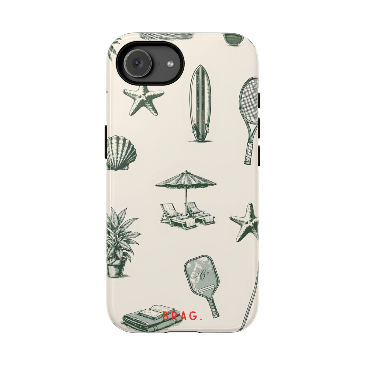 Beach Club Tough Phone Case – Shockproof Protective iPhone Cover
