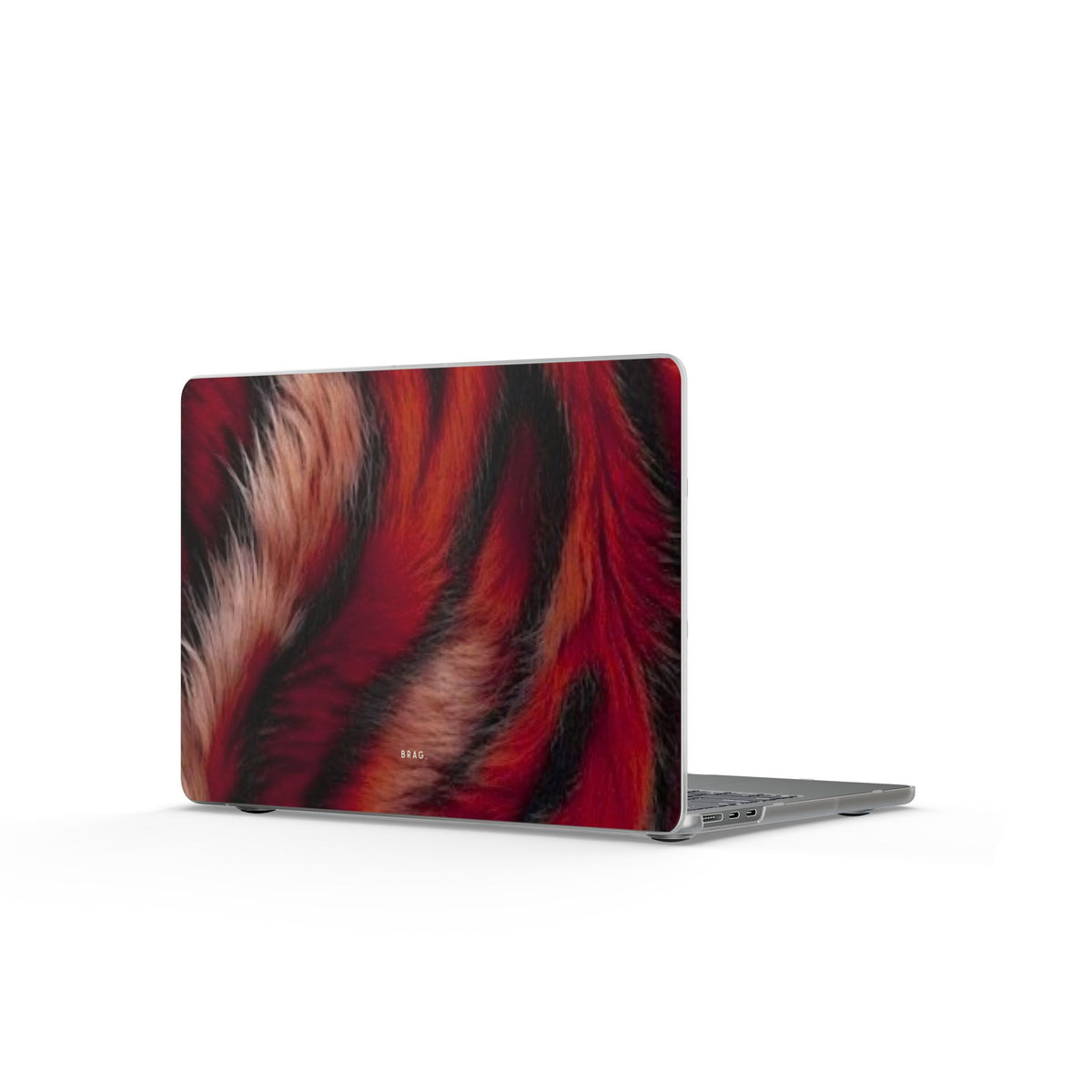 Red Rush Matte MacBook Case — Slim Protective Laptop Cover