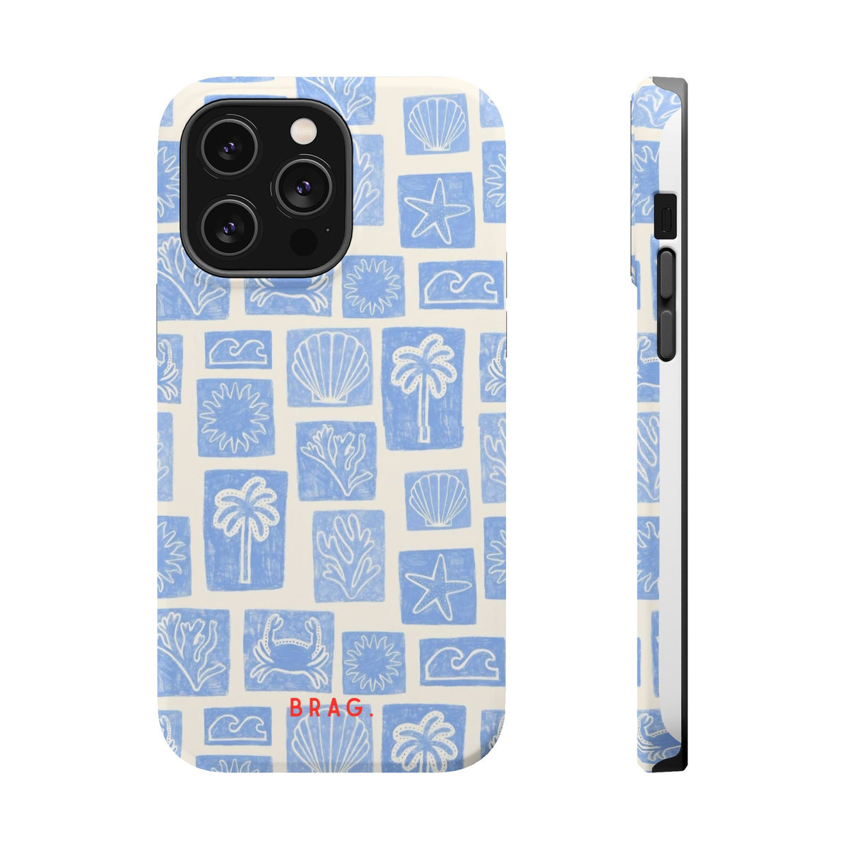 Azure Tiles Magnetic Impact-Resistant Phone Case