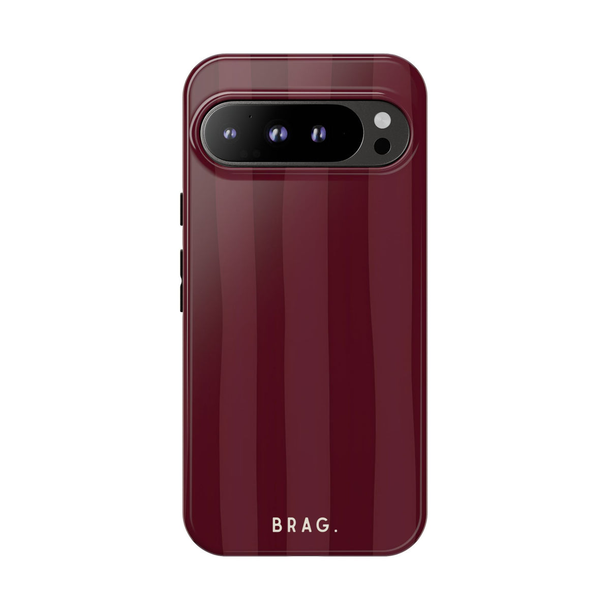 Dark Cherry Tough Phone Case – Shockproof Protective iPhone Cover