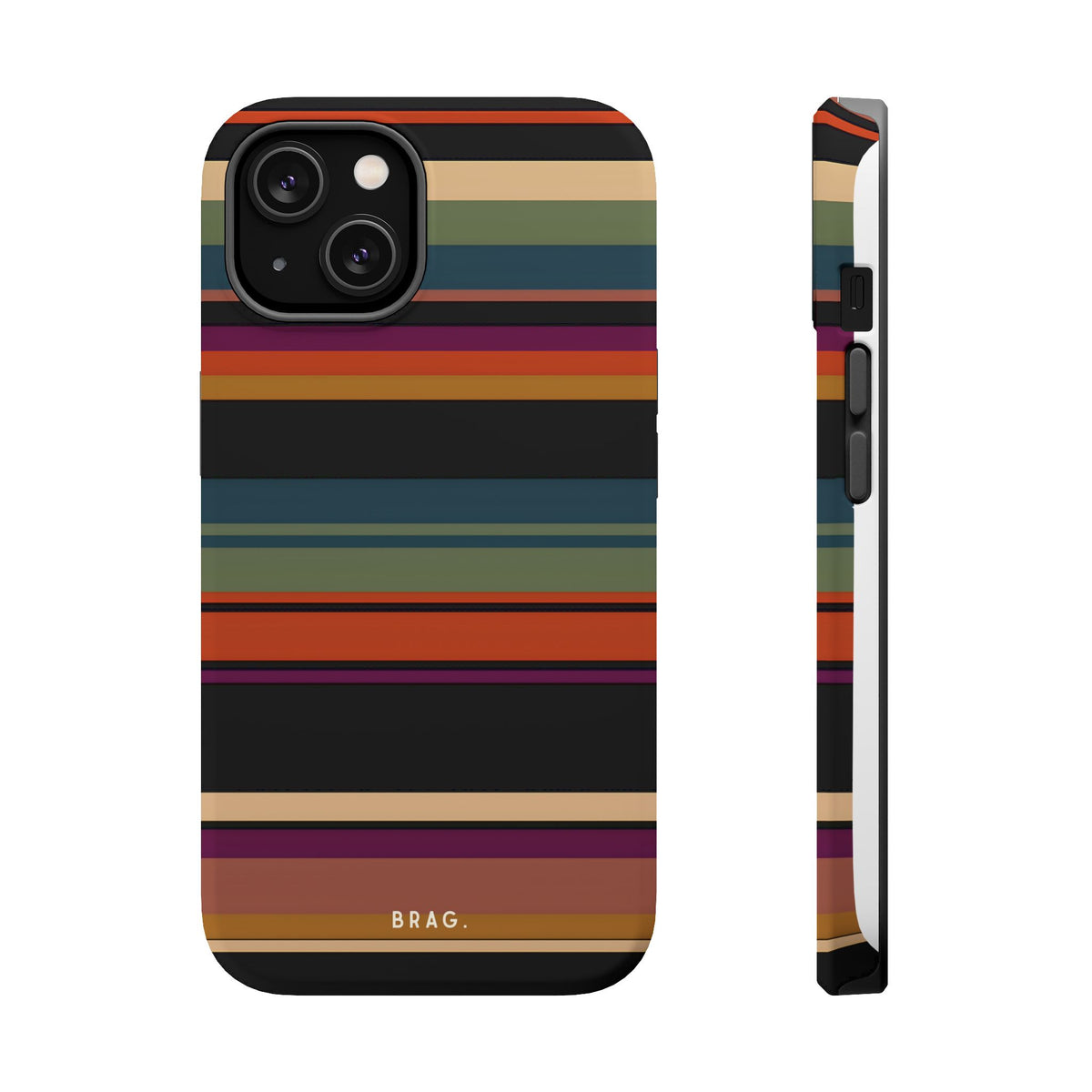Market Stripe Magnetic Impact-Resistant Phone Case