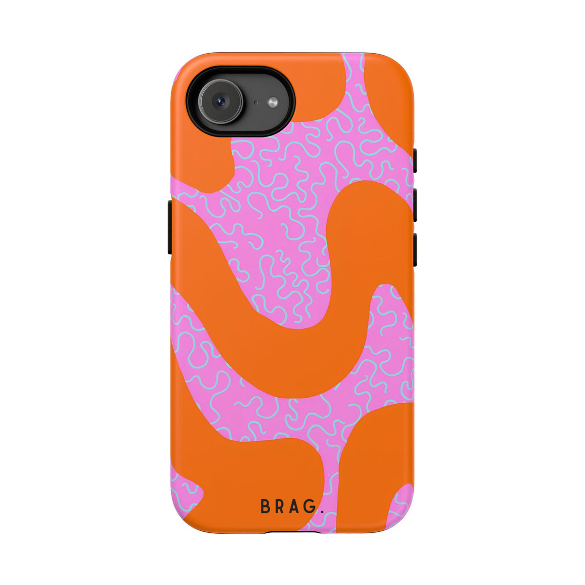 Coral Kiss Tough Phone Case – Shockproof Protective iPhone Cover