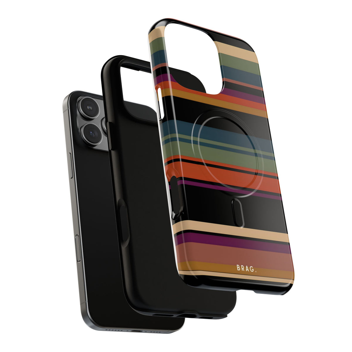 Market Stripe MagSafe Tough Phone Case — Magnetic Protective Cover