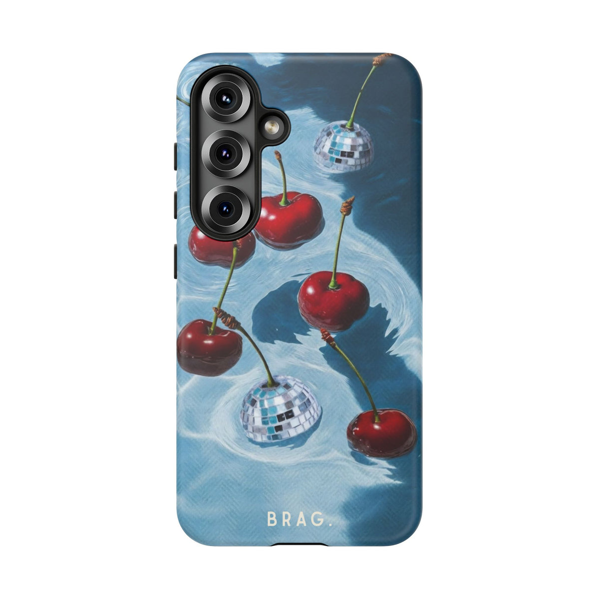 Cherry Ice Tough Phone Case – Shockproof Protective iPhone Cover
