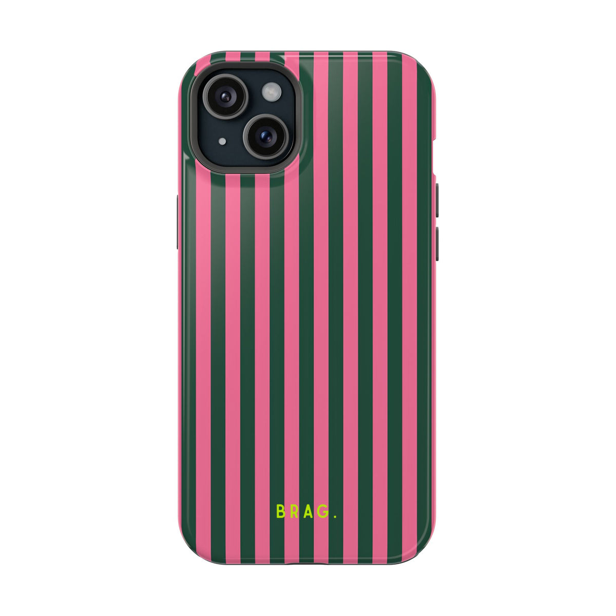 Flamingo Stripe Magnetic Impact-Resistant Phone Case