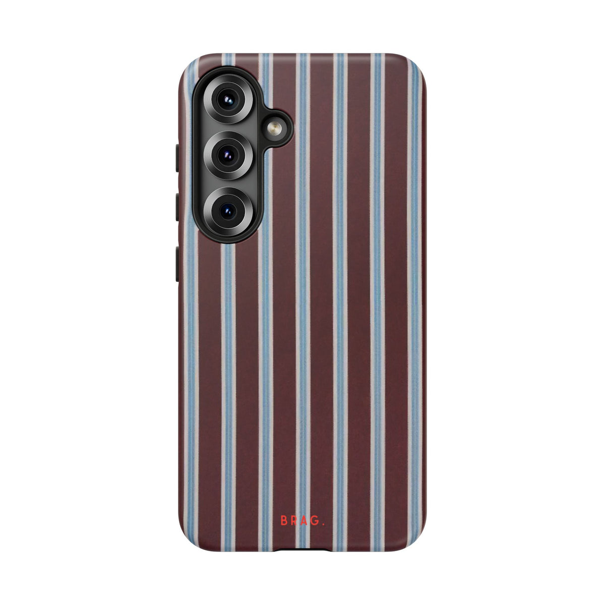 Maroon Lines Tough Phone Case – Shockproof Protective iPhone Cover