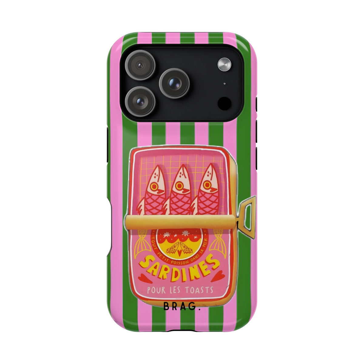 Tinned Pink Magnetic Impact-Resistant Phone Case