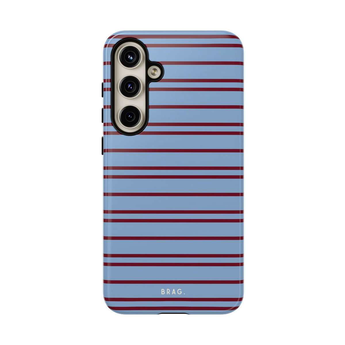 Nautical Stripe Tough Phone Case – Shockproof Protective iPhone Cover