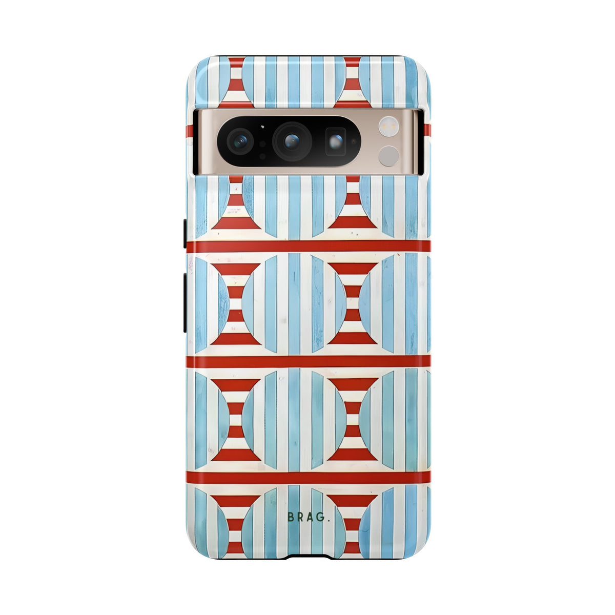 Riviera Stripe Tough Phone Case – Shockproof Protective iPhone Cover