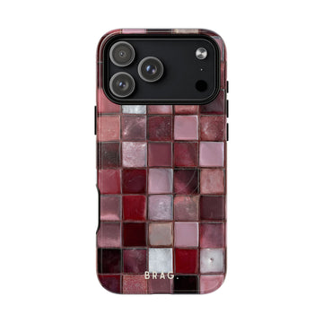 Cherry Tile MagSafe Tough Phone Case — Magnetic Protective Cover