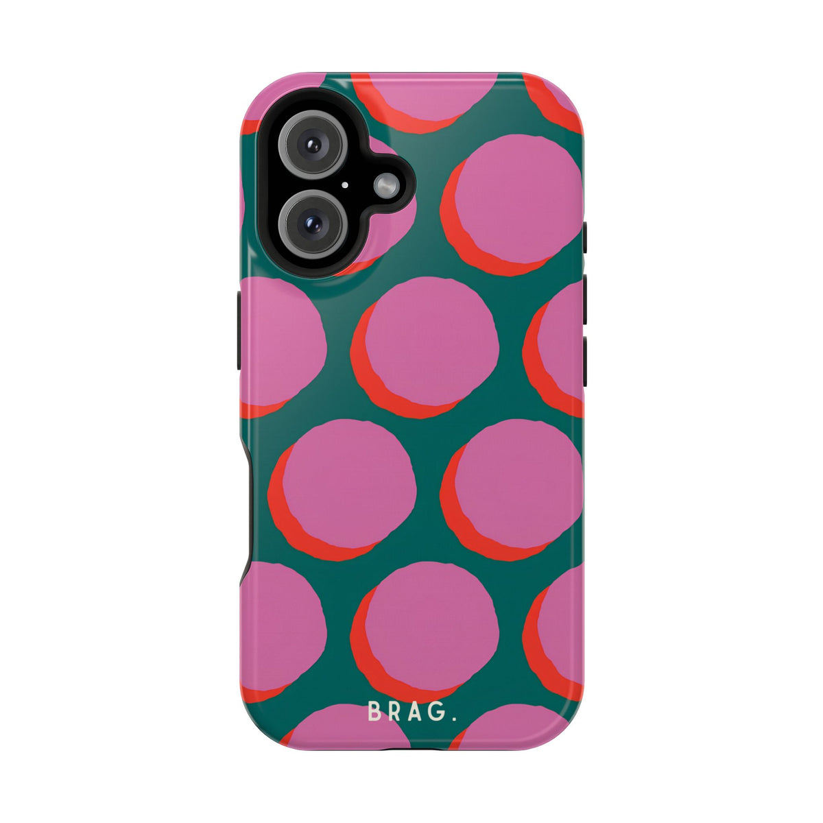 Pink Moon Magnetic Impact-Resistant Phone Case