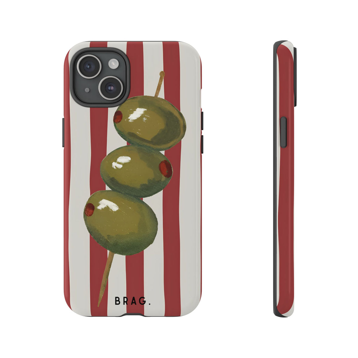 Olive Hour Tough Phone Case – Shockproof Protective iPhone Cover