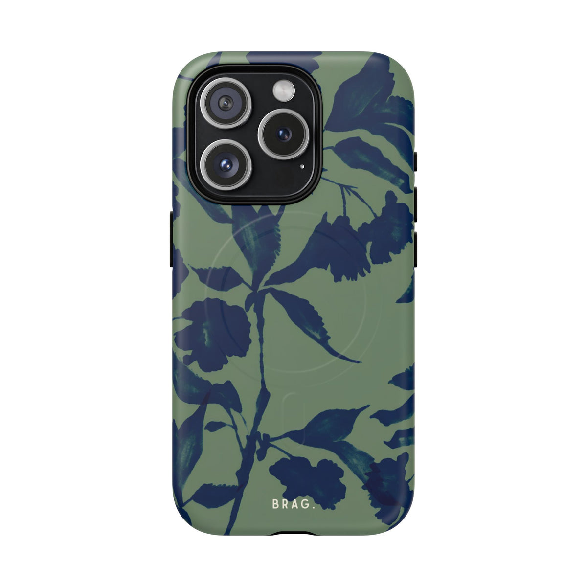 Sage Bloom MagSafe Tough Phone Case — Magnetic Protective Cover
