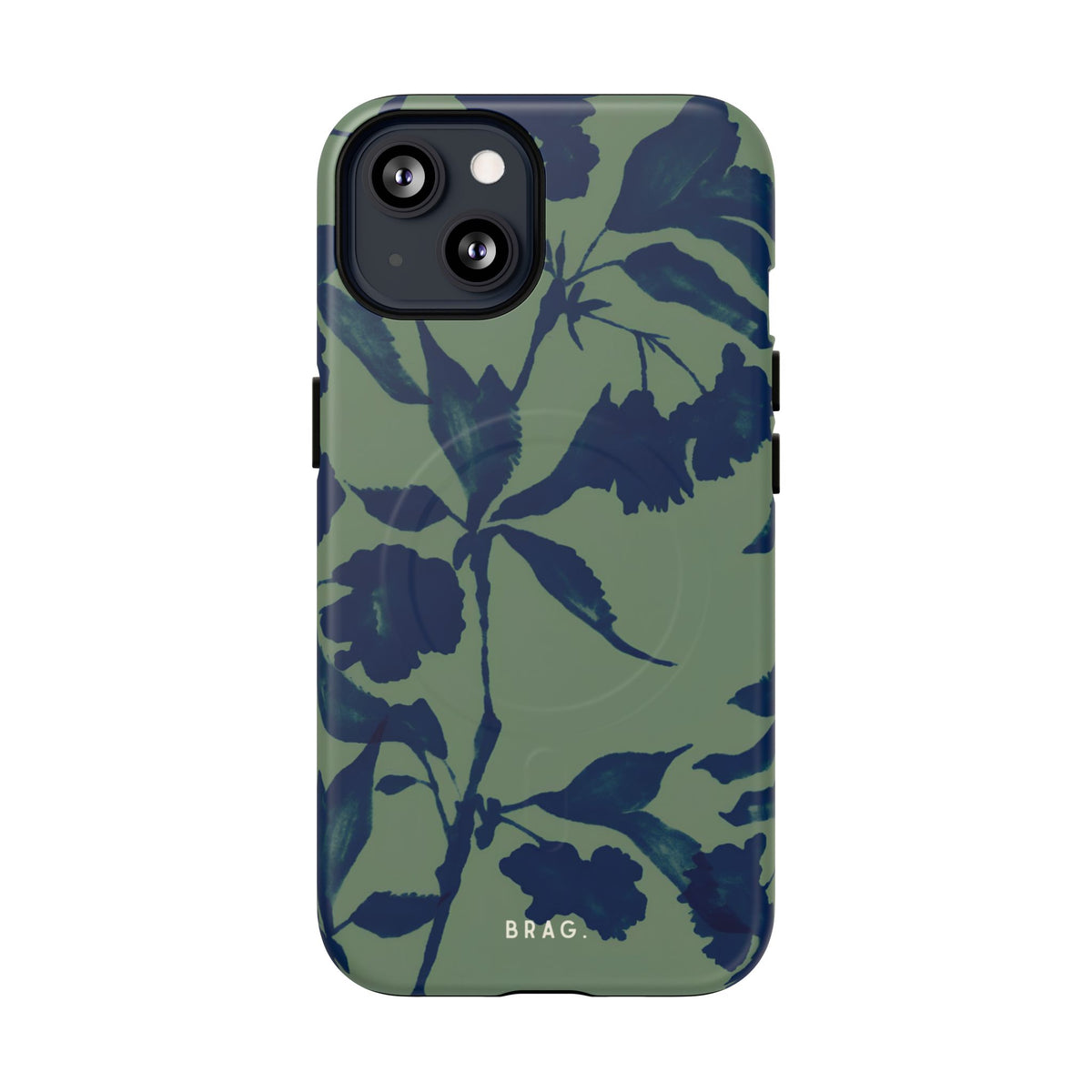 Sage Bloom MagSafe Tough Phone Case — Magnetic Protective Cover