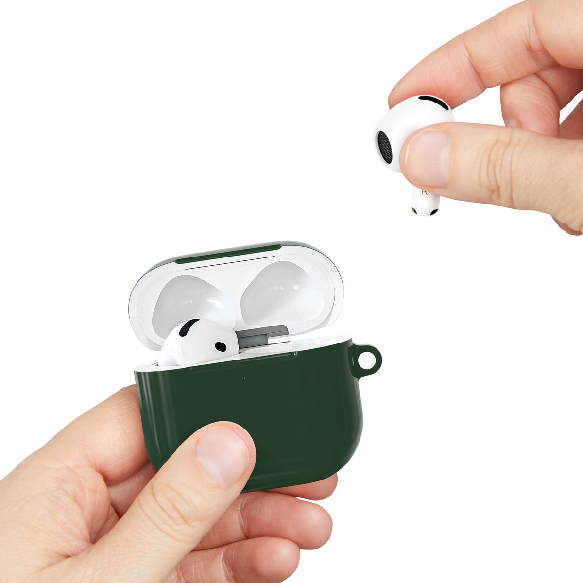 Brag Green AirPod Case – Slim Protective Charging Case