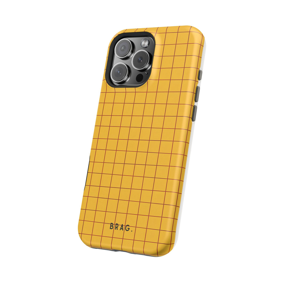 Cheese Grid Magnetic Impact-Resistant Phone Case