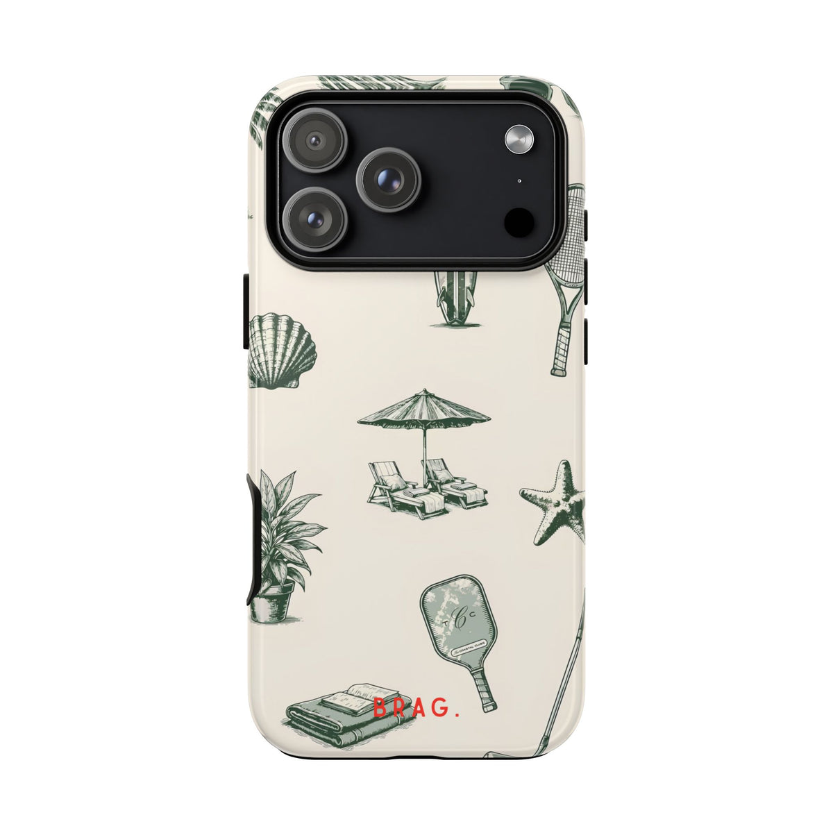Beach Club Tough Phone Case – Shockproof Protective iPhone Cover