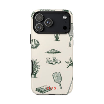 Beach Club Tough Phone Case – Shockproof Protective iPhone Cover