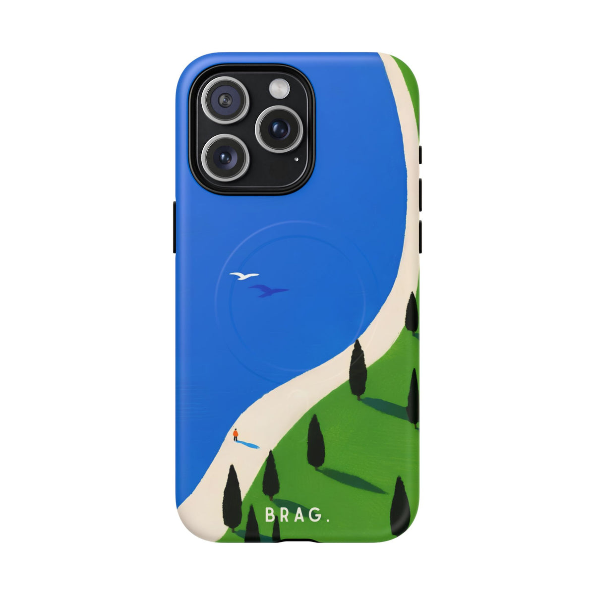 Blue Escape MagSafe Tough Phone Case — Magnetic Protective Cover