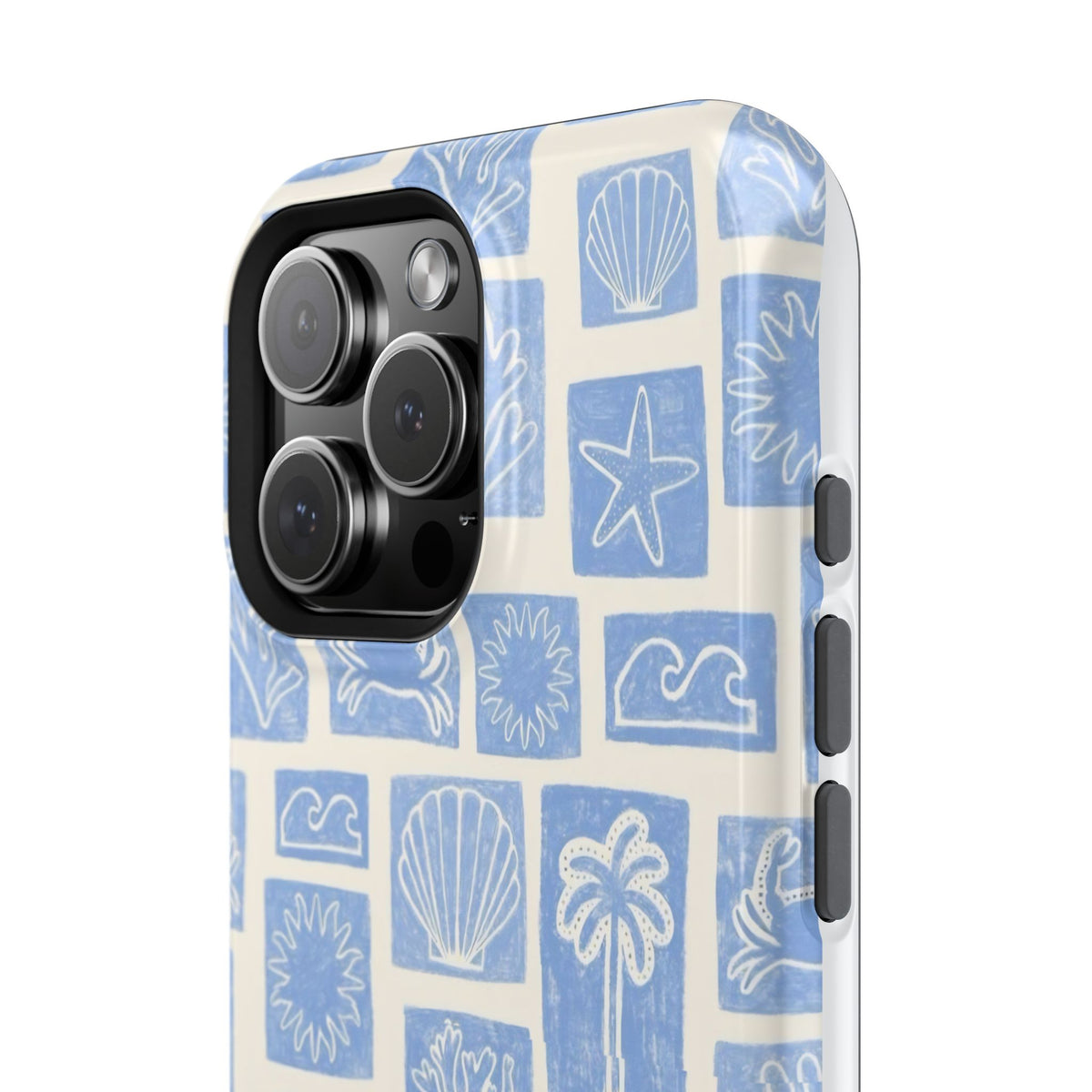 Azure Tiles Magnetic Impact-Resistant Phone Case