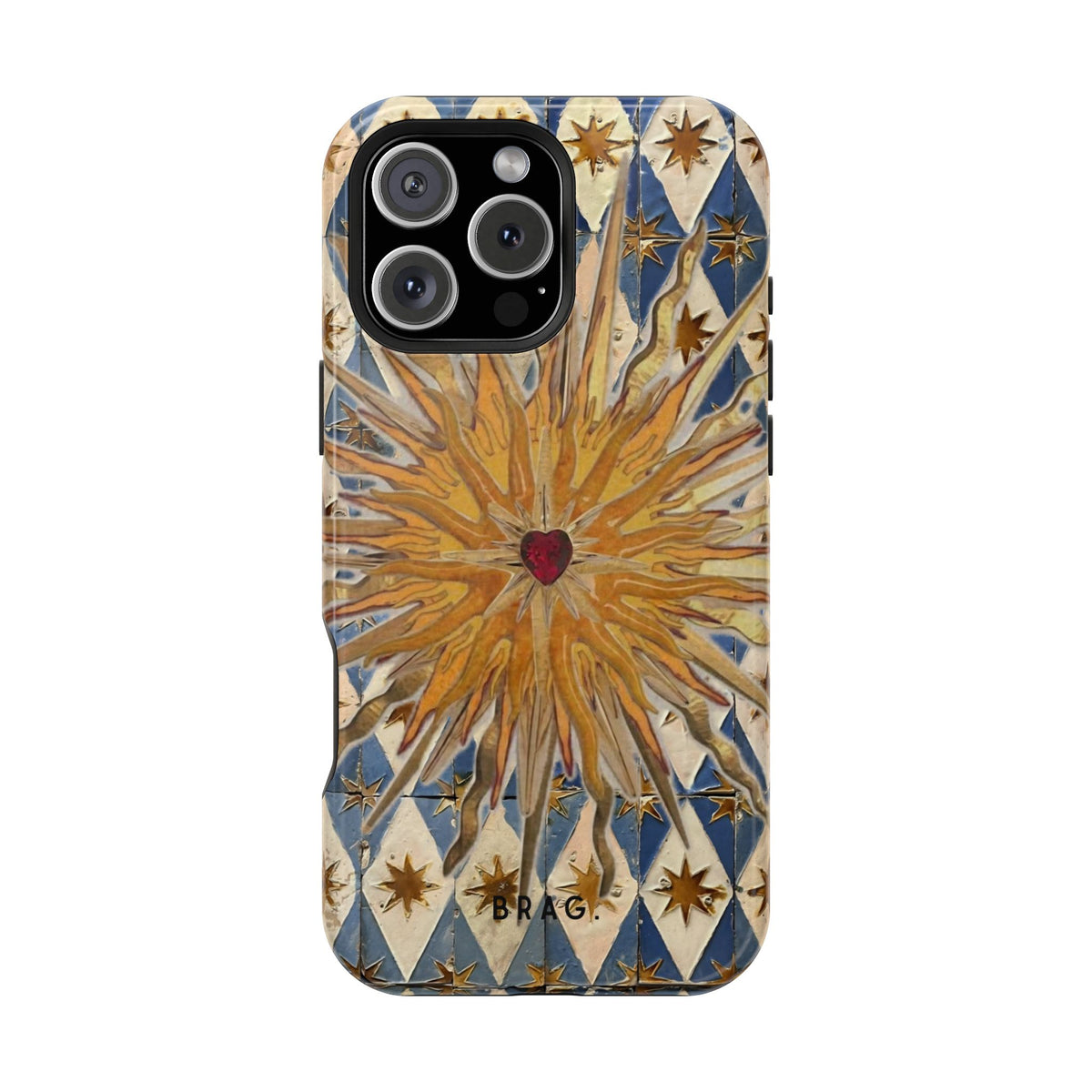 Fortune Heart Magnetic Impact-Resistant Phone Case