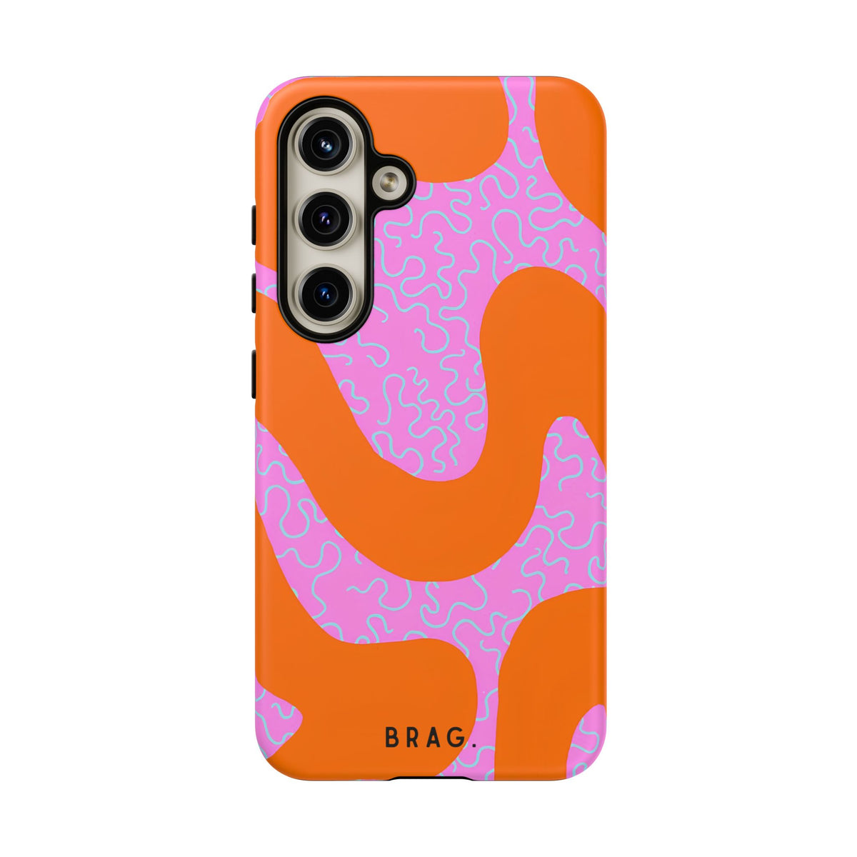 Coral Kiss Tough Phone Case – Shockproof Protective iPhone Cover