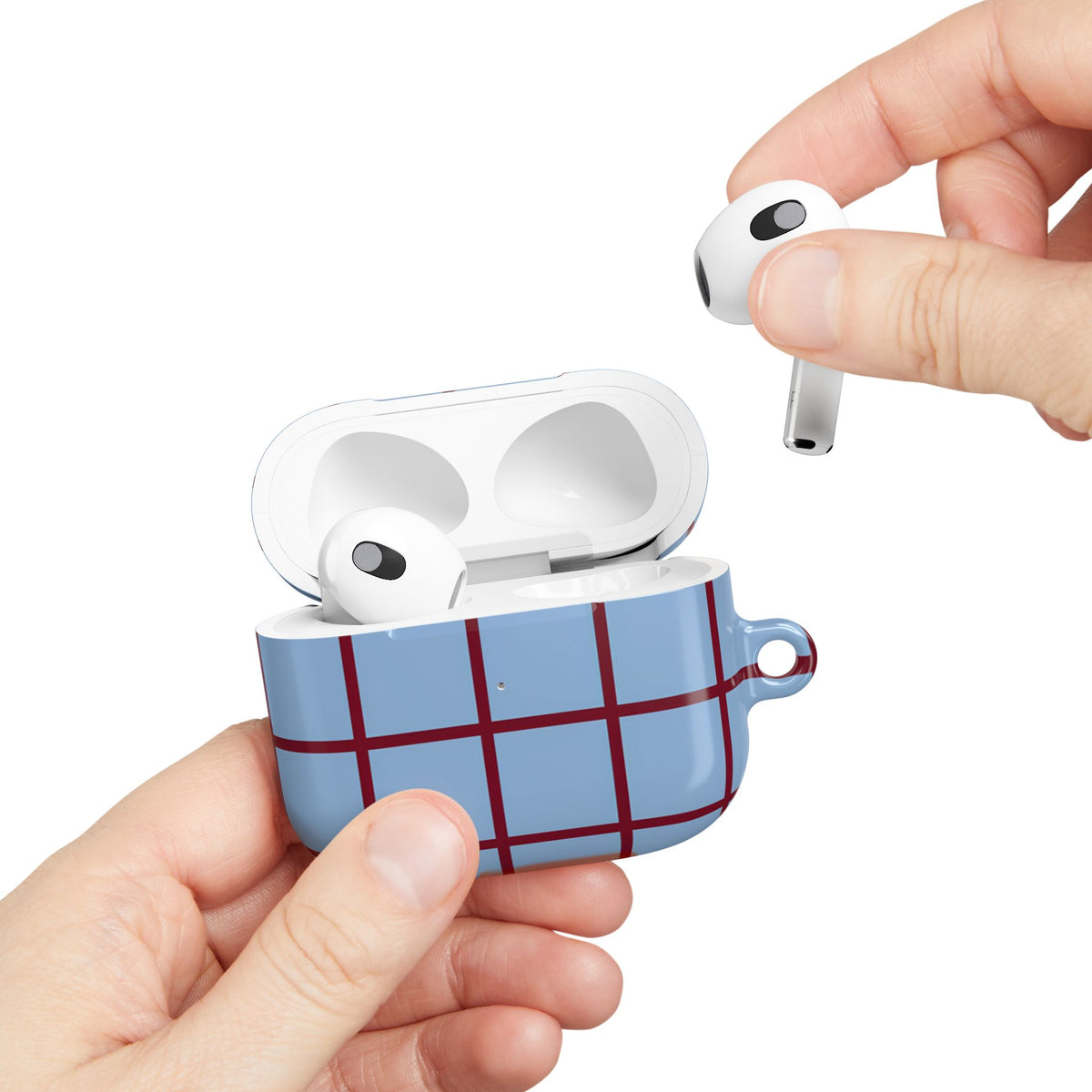 Checkerboard Romance AirPod Case – Slim Protective Charging Case