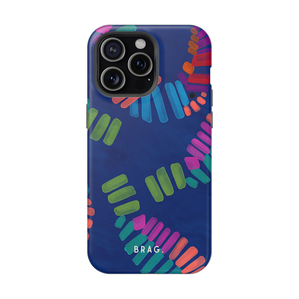 Blue Palm Magnetic Impact-Resistant Phone Case