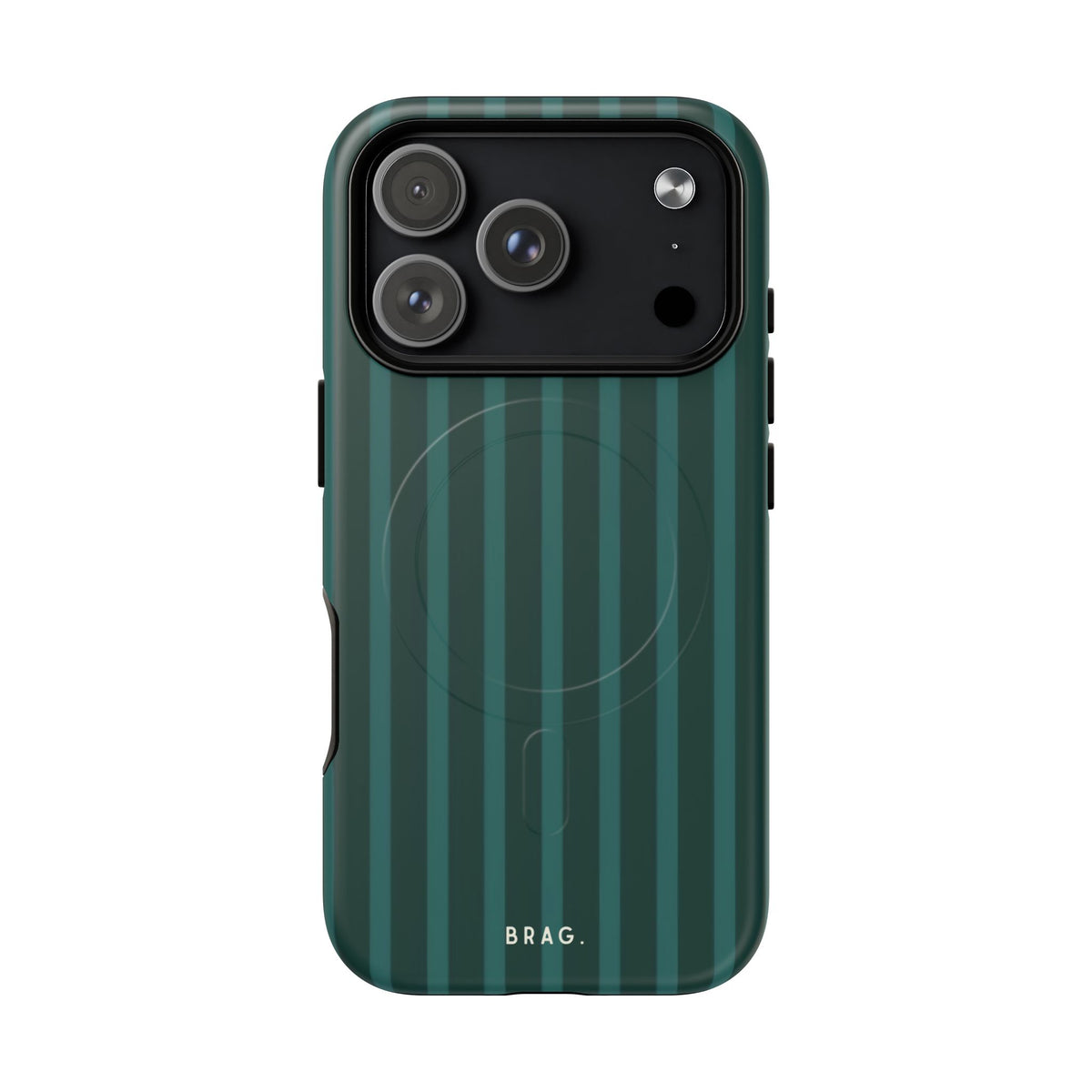 Forest Stripe MagSafe Tough Phone Case — Magnetic Protective Cover
