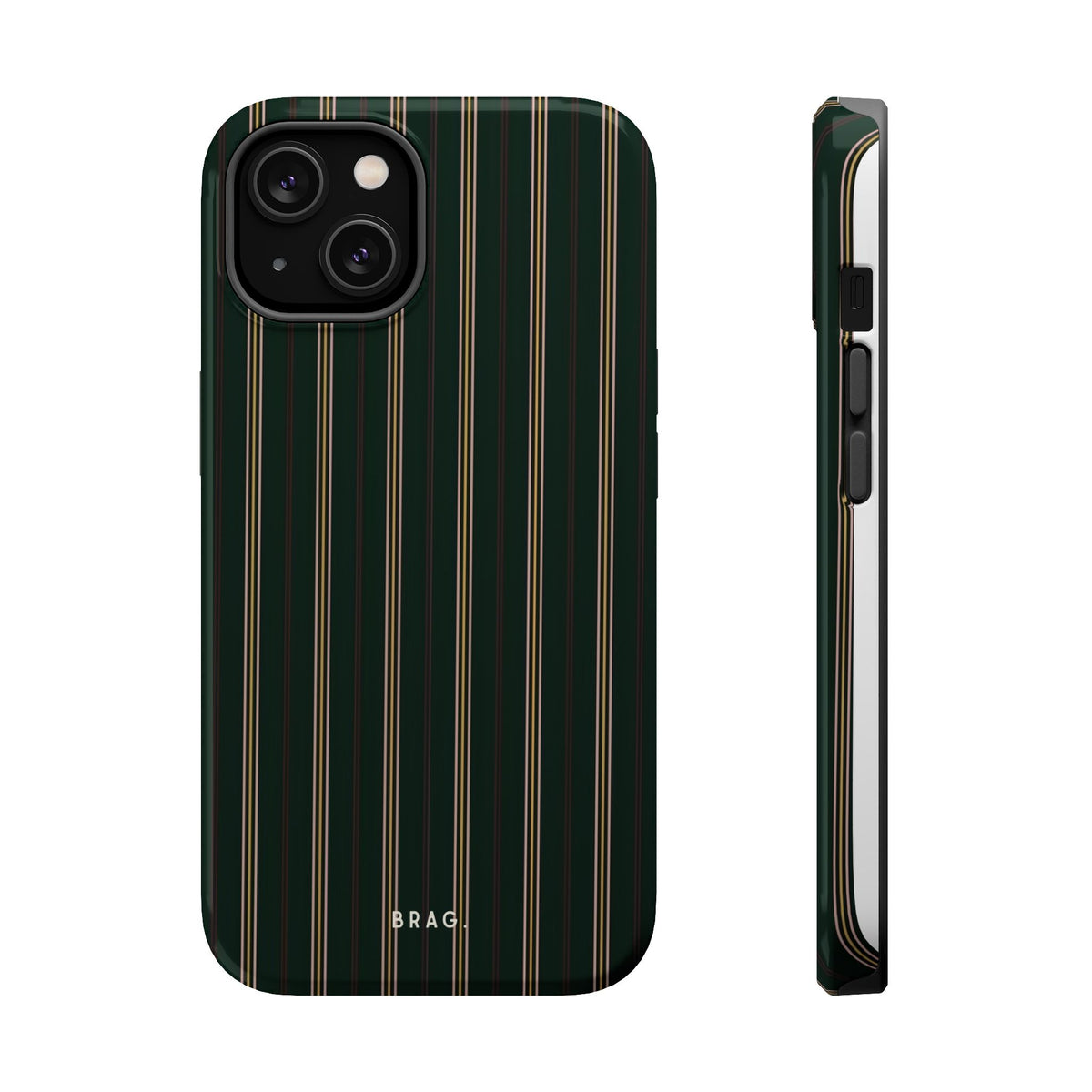 Vintage Pinstripe Magnetic Impact-Resistant Phone Case