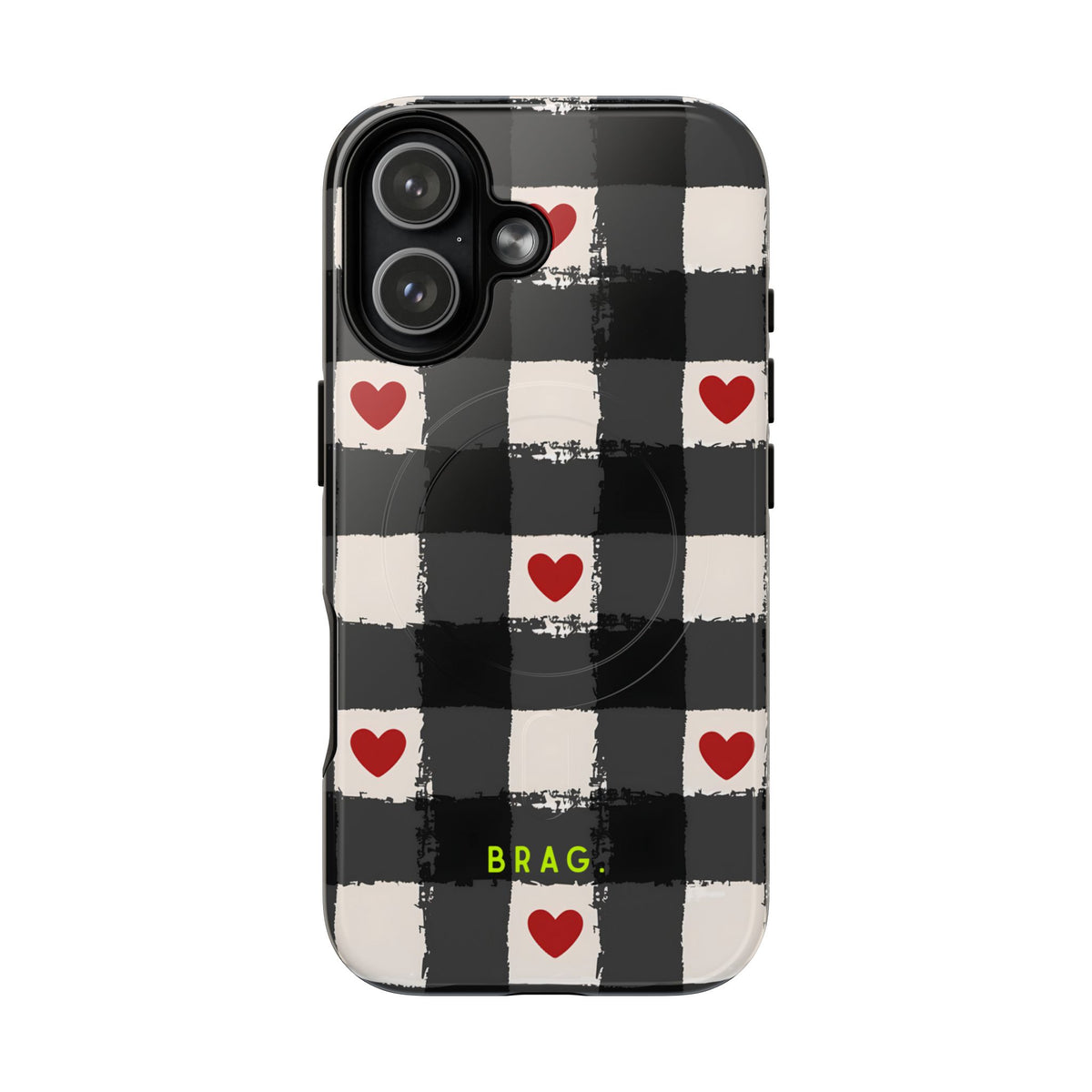 Lucky Heart MagSafe Tough Phone Case — Magnetic Protective Cover