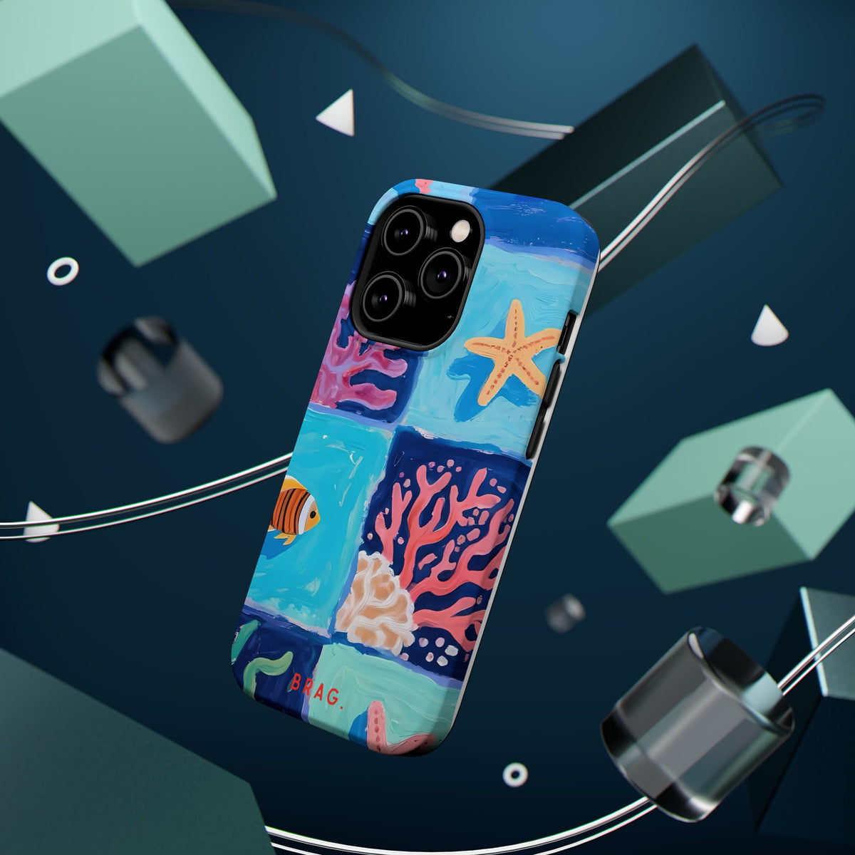 Coral Bay Magnetic Impact-Resistant Phone Case
