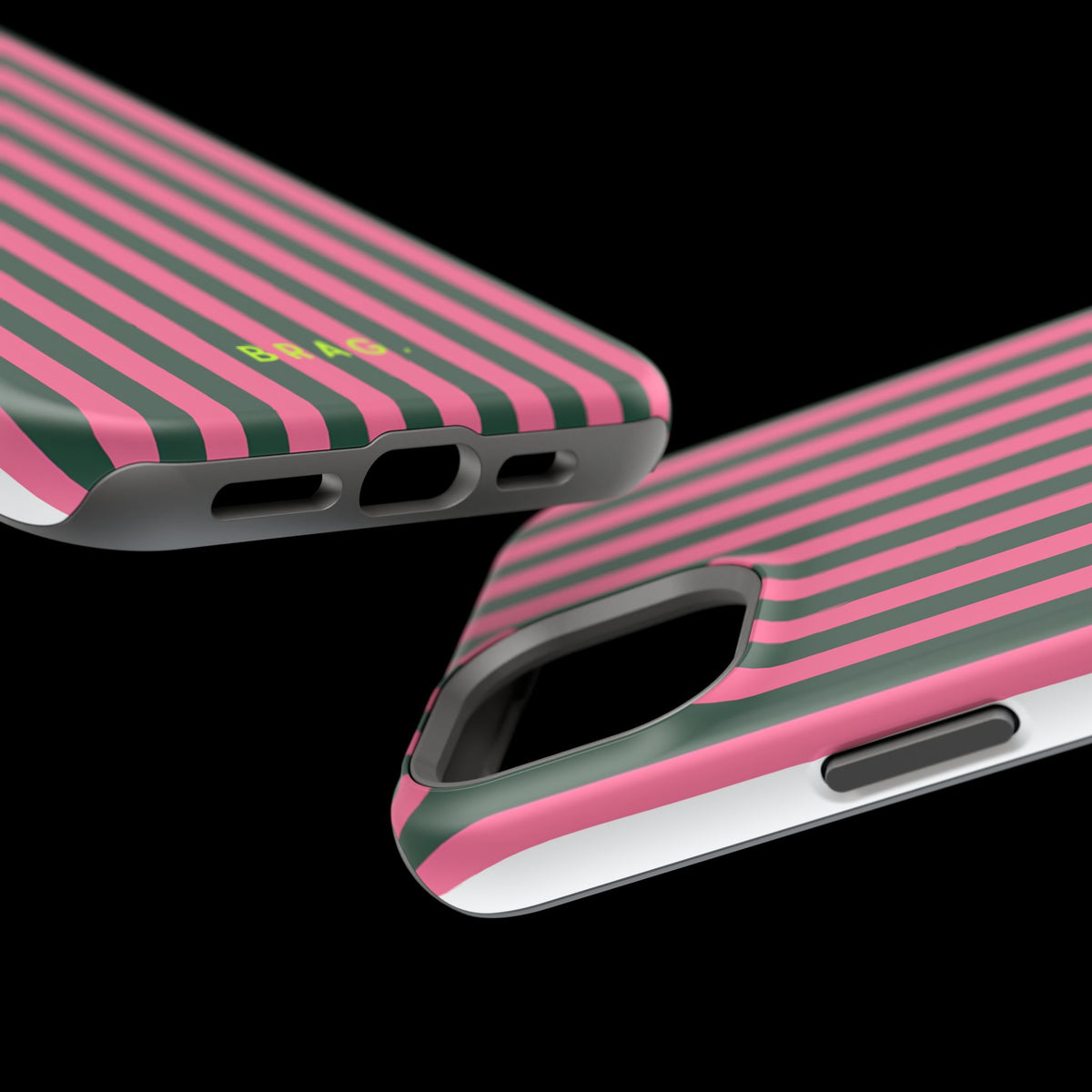 Flamingo Stripe Magnetic Impact-Resistant Phone Case