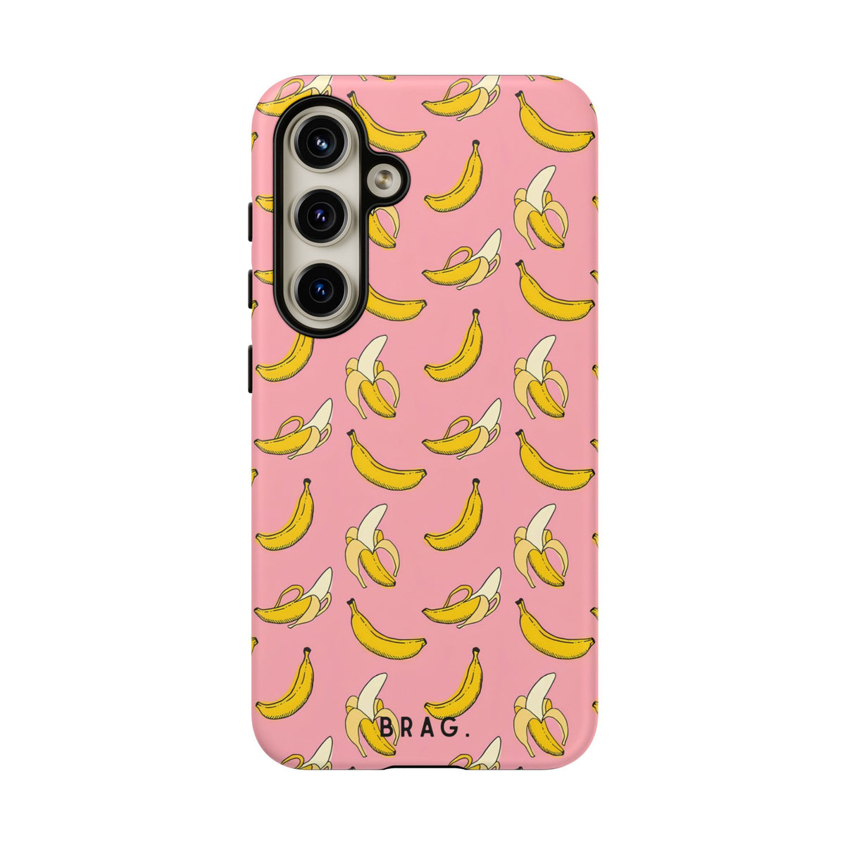 Banana Blush Tough Phone Case – Shockproof Protective iPhone Cover