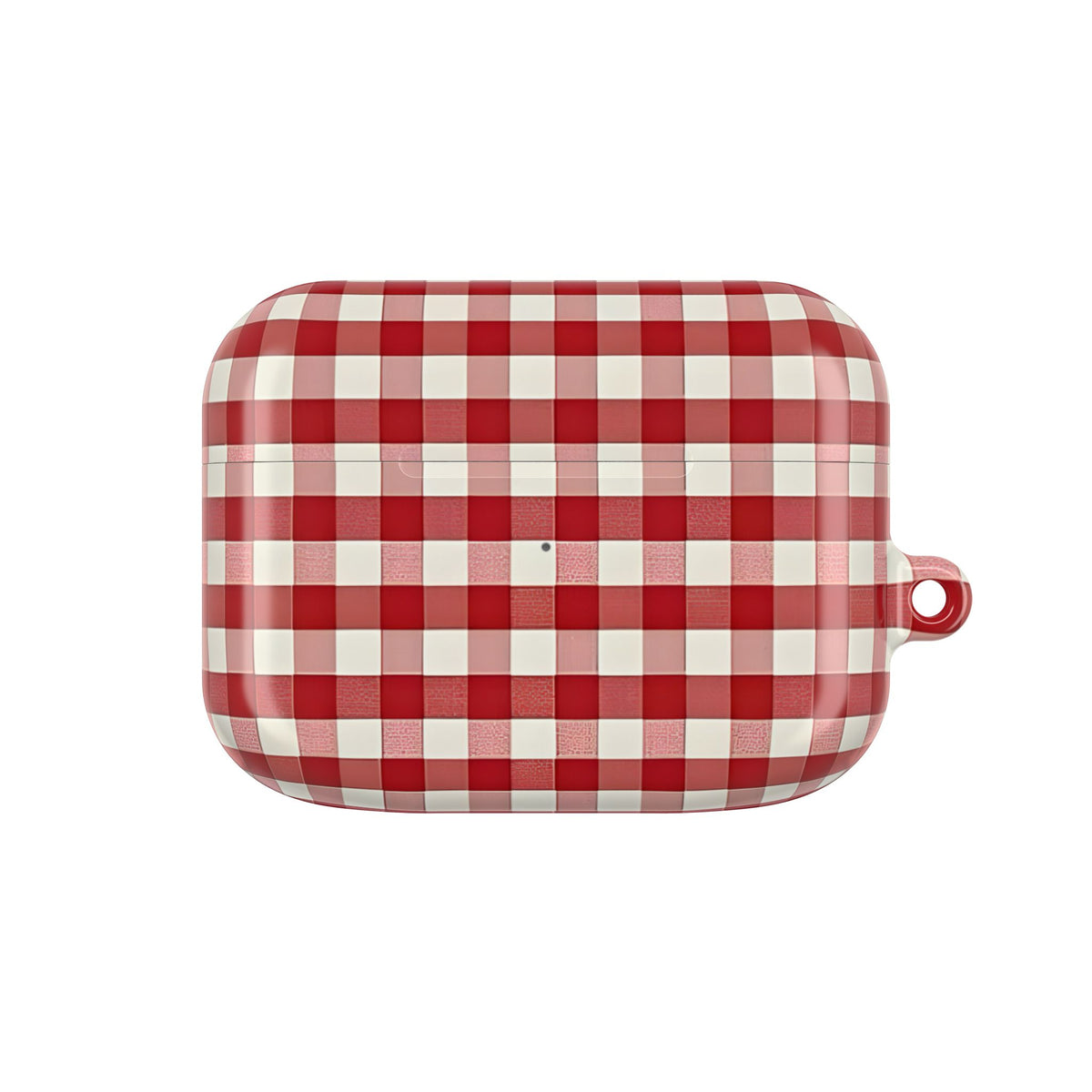 Red Gingham AirPod Case – Slim Protective Charging Case