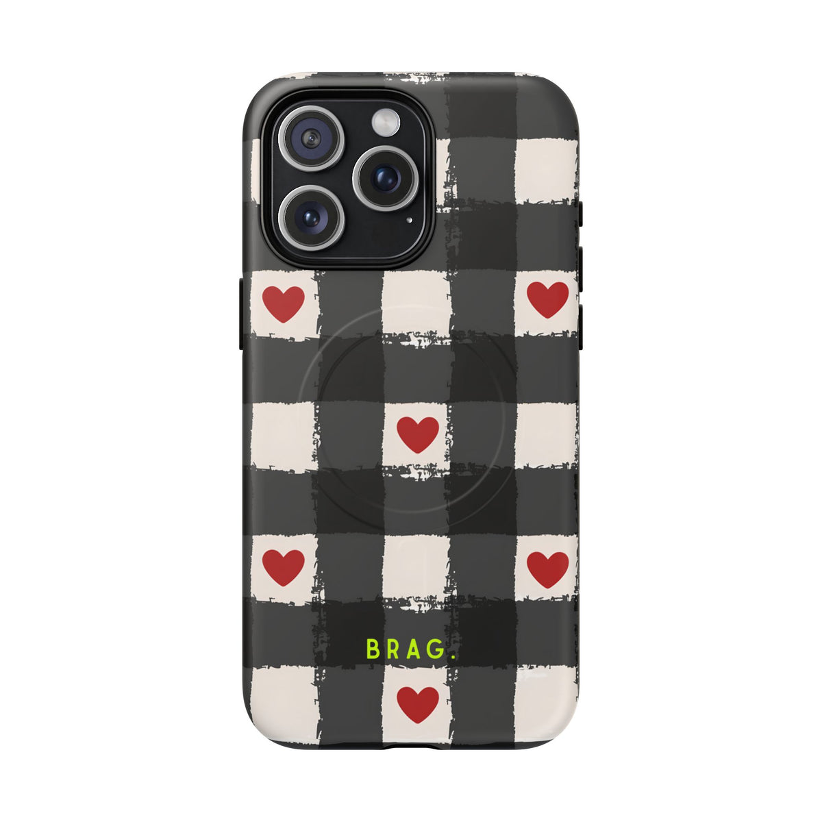 Lucky Heart MagSafe Tough Phone Case — Magnetic Protective Cover
